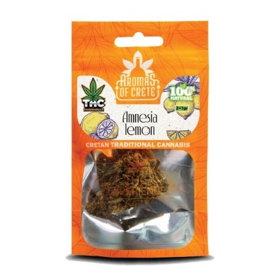 Aromas Of Crete Cannabis Flower Amnesia Lemon 2+1gr