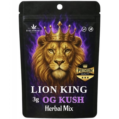 Premium Lion King Og Kush 3gr Herbal Mix
