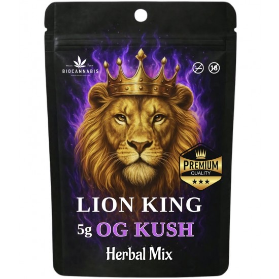 Premium Lion King Og Kush 5gr Herbal Mix