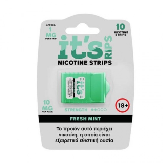 IT`S RIPS Fresh Mint Nicotine Strips 1mg