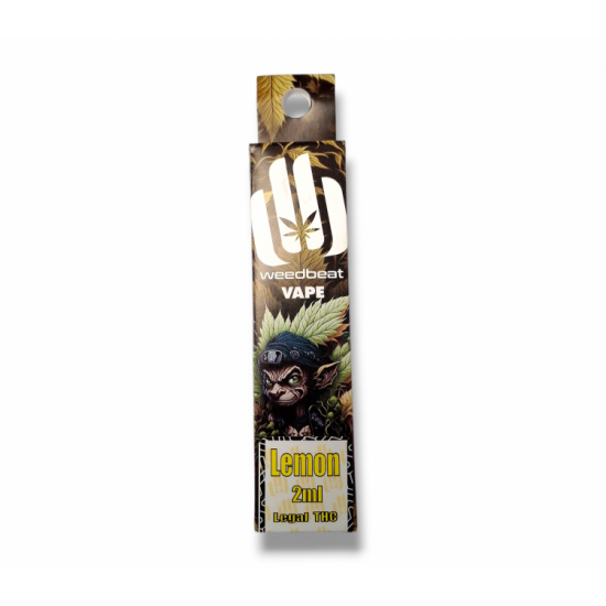Weedbeat  Vape Μίας Χρήσης Lemon 2ml