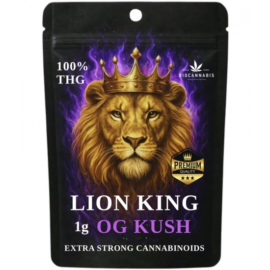 Premium Lion King THG 100% OG Kush 1gr