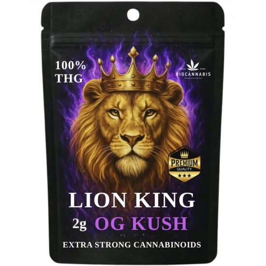 Premium Lion King THG 100% OG Kush 2gr