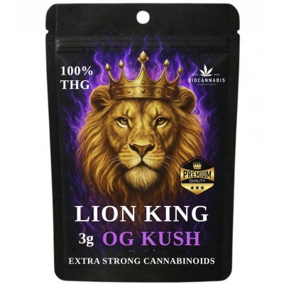 Premium Lion King THG 100% OG Kush 3gr
