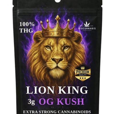 Premium Lion King THG 100% OG Kush 3gr